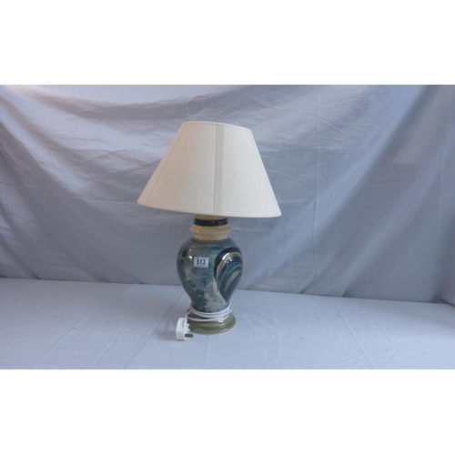 513 - Steve Duffy Studio Pottery Lamp