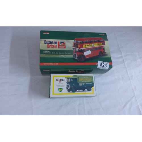 523 - Corgi Double Decker Box Mint and Boxed, Corgi AEC 508 5 Ton Cabover