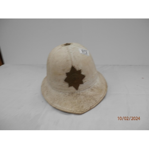 972 - Pith Helmet with Cooldstream Guards Badge