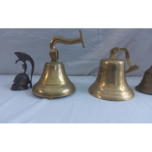 504 - Group of Various Brass Bells