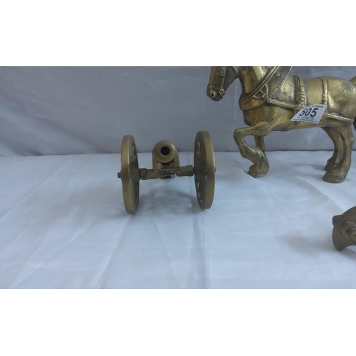 505 - Group of Various Brass Items