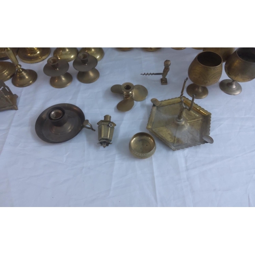 508 - Large Lot of Various Brass Items from Pub Closure