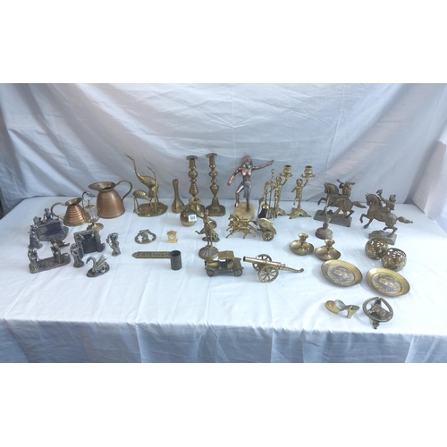 509 - Large Lot of Brass Items from Pub Closure