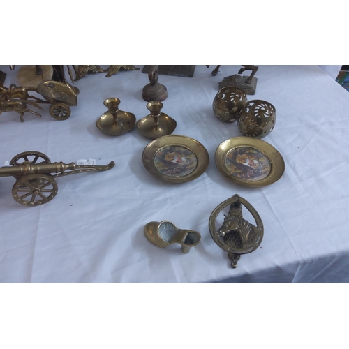 509 - Large Lot of Brass Items from Pub Closure