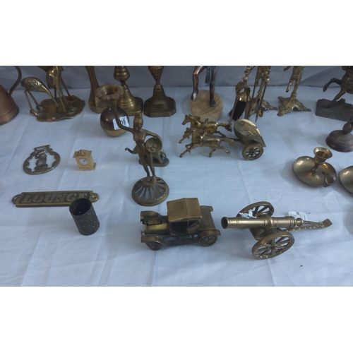 509 - Large Lot of Brass Items from Pub Closure