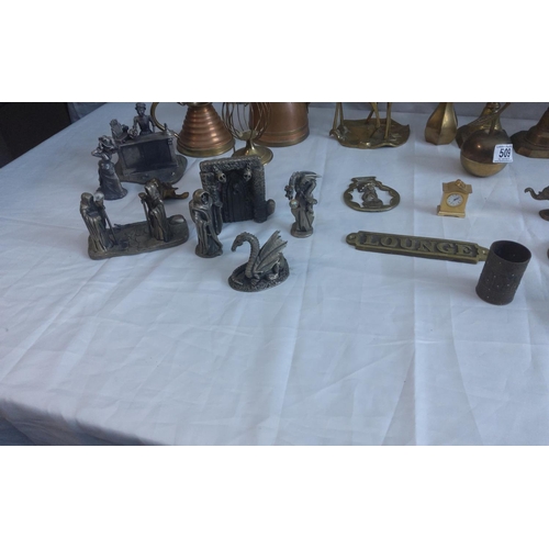 509 - Large Lot of Brass Items from Pub Closure