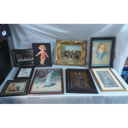 741 - Good Lot of Decorative Pictured, Prints etc incl. Art Deco Examples