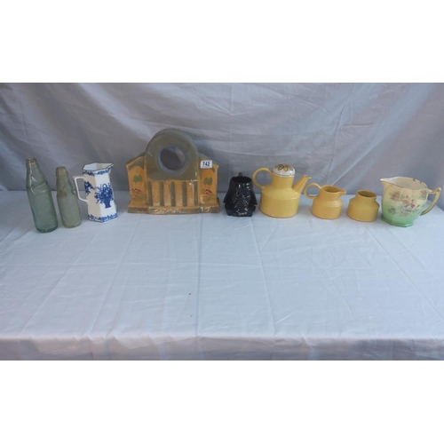 742 - Collection of ceramics and glass bottles  to include Darth Vader Ceramic Mug Applause 1995 New  Star... 