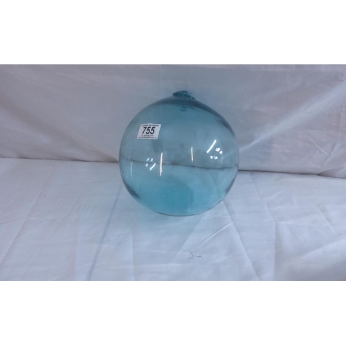 755 - Large Japanese Blown Glass Fishing Float