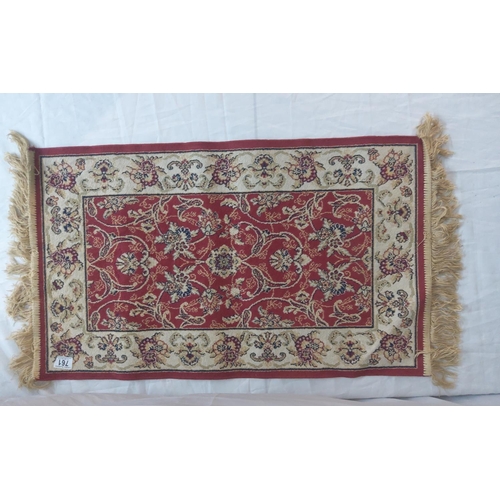 761 - Persian Silk Prayer Mat