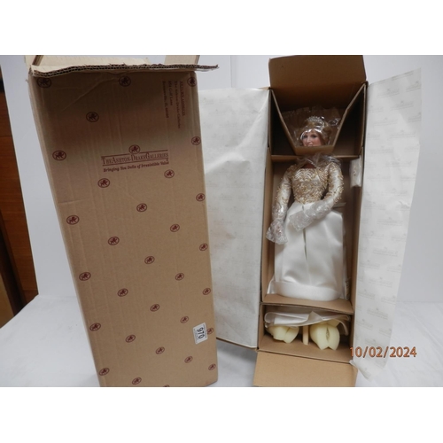 970 - Unused and Boxed Aspiron Drake Galleries Princess Diana Doll