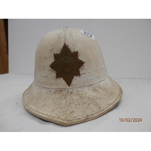 972 - Pith Helmet with Cooldstream Guards Badge