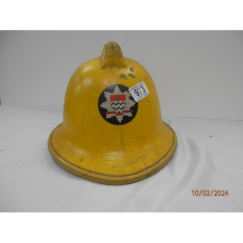 973 - 1980s London Fire Brigade Helmet