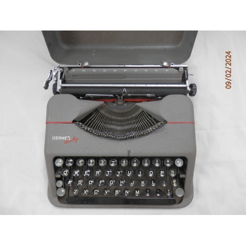 875 - Vintage Hermes Baby Typewriter