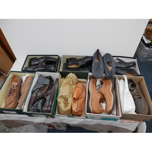 912 - Good Collection of Boxed Clarkes Shoes