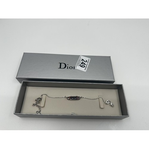 249 - Vintage Christian Dior Bracelet in Original Box