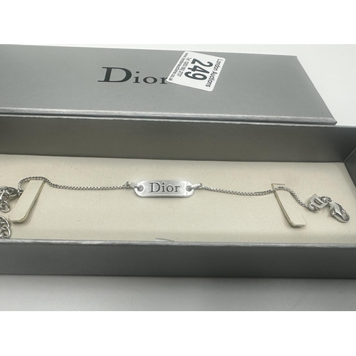 249 - Vintage Christian Dior Bracelet in Original Box