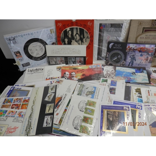 190 - Collection of Good First Day Covers etc Incl. The Beatles, John Lennon, Arthur C Clarke etc