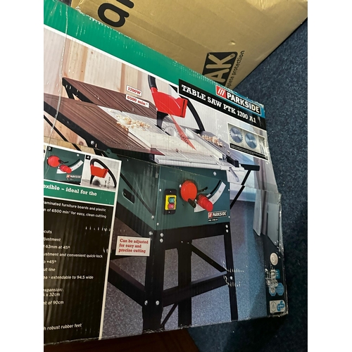 1220 - New and Boxed Parkside 1700 A1 Table Saw