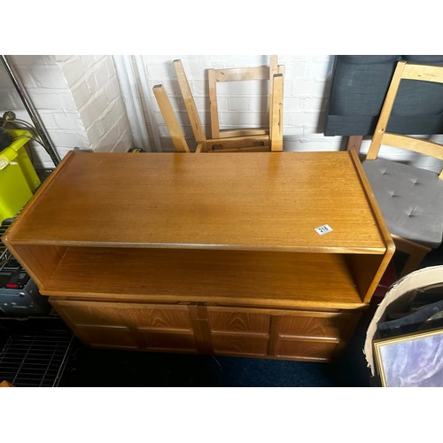 1218 - Mid Century G Plan Teak Unit