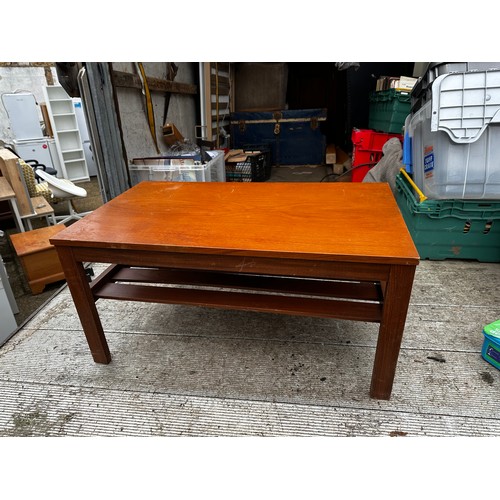 1227 - Mid Century Teak Coffee Table