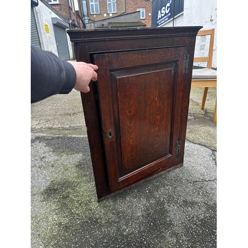 1214 - Georgian Oak Corner Cupboard