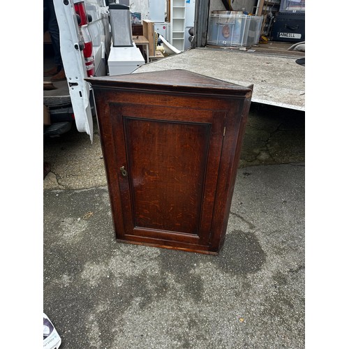 1215 - Georgian Oak Corner Cupboard