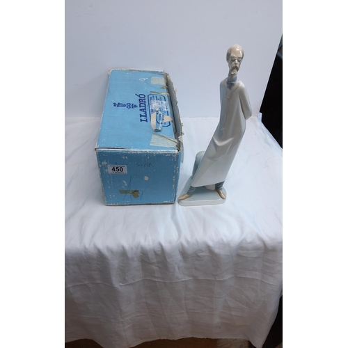 450 - Large Boxed Vintage Lladro Physician Figurine