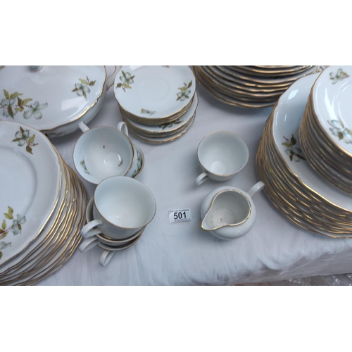 501 - Vintage China Dinner Service (76 pieces)