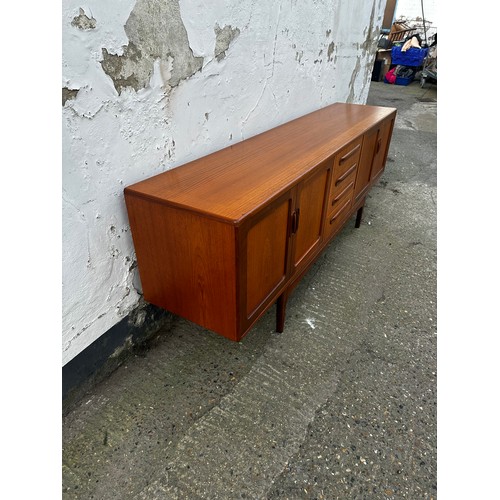 899 - Mid Century Teak G Plan Fresco Sideboard by Victor Wilkins (215cm x 80cm x 46cm)