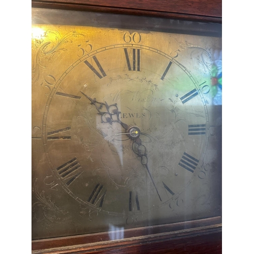 2C - 18th Century mahogany longcase clock by Abraham Weston, Lewes