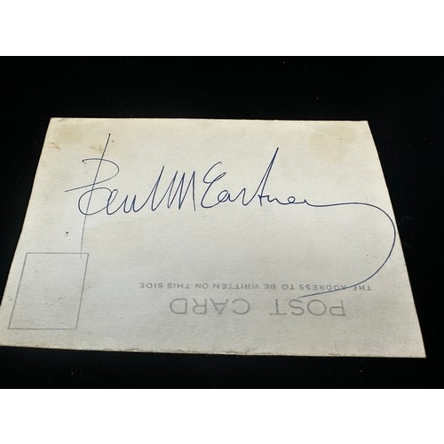 1A - The Beatles- A Full Set of early 1960s Autographs. John Lennon, Ringo Star & George Harrison on one ... 