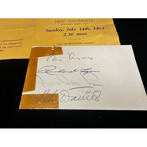 1G - Autograph Set-The Cast of Life with the Lyons-Bob Lyons, Barbara Lyons, Richard Lyons and Bebe Danie... 