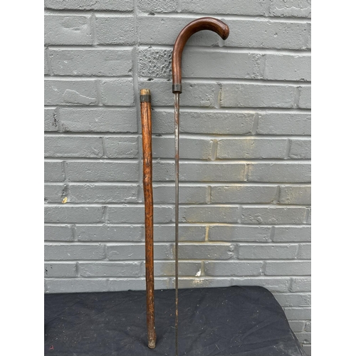 1334 - Antique Sword Stick