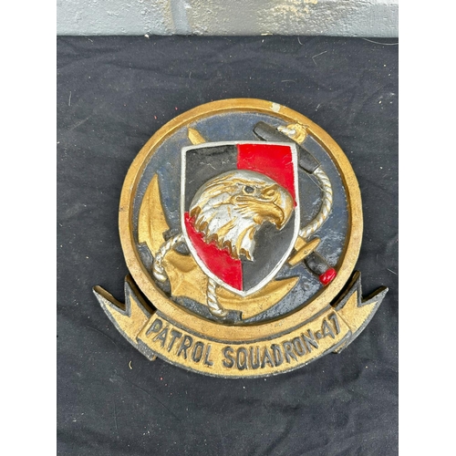 1335 - Patrols Squadron 47 Alloy Crest