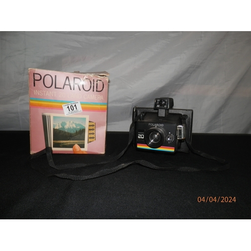 101 - Vintage Boxed Polaroid Instant 20 Land Camera