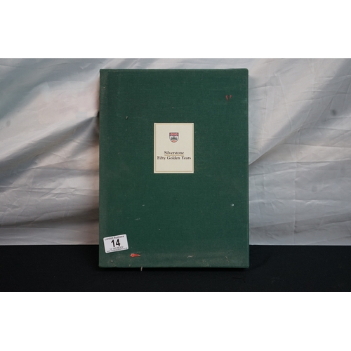 14 - Forumla One Interest:Silverstone 50 Golden Year Ltd Edition Book in Slipcase