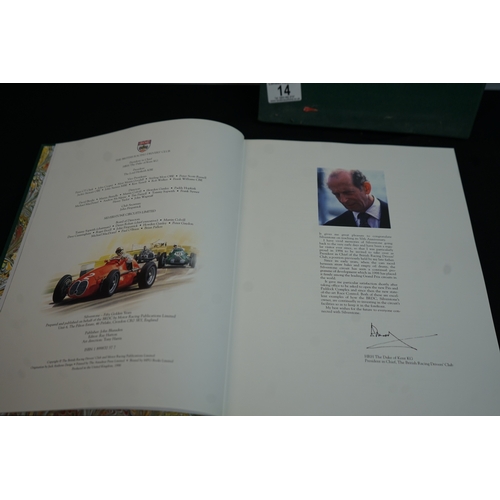 14 - Forumla One Interest:Silverstone 50 Golden Year Ltd Edition Book in Slipcase