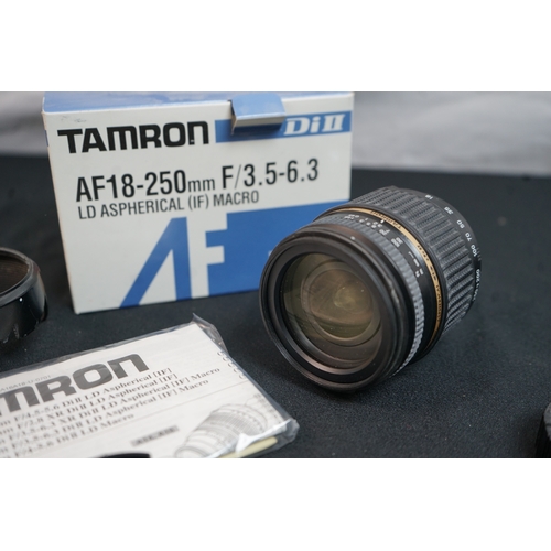 26 - Boxed Tamron AF18-250mm F/3.6-6.3 Macro Camera Lens