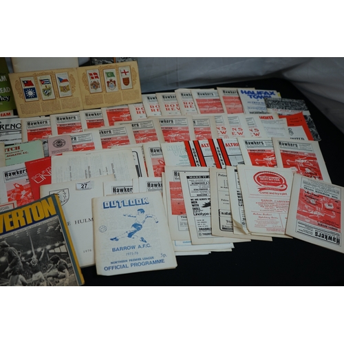 27 - Altrincham Football Interest:Collection of 1960s Football Programmes & Other Ephemera