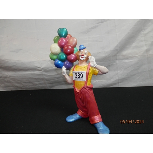 289 - Ceramic Clown Figurine