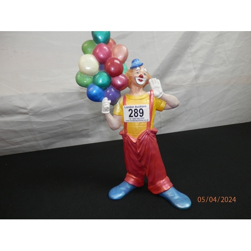 289 - Ceramic Clown Figurine