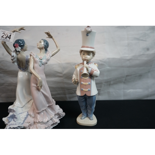 294 - Two Lladro Figurines: 