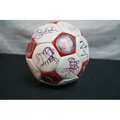 304 - Charlton Athletic Autographed Football