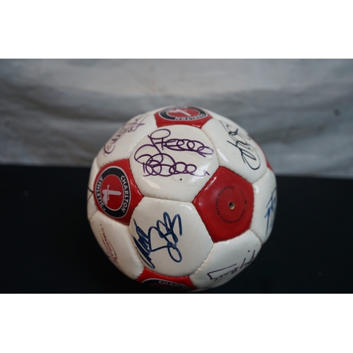 304 - Charlton Athletic Autographed Football