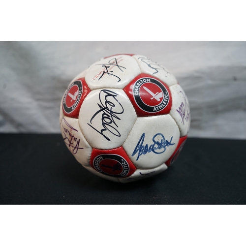 304 - Charlton Athletic Autographed Football