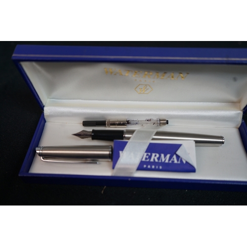 34 - Two Boxed Waterman Fountain Pens