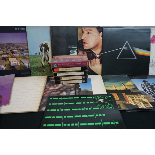 350 - Very Good Collection of Pink Floyd Vinyl Records and other memorabilia