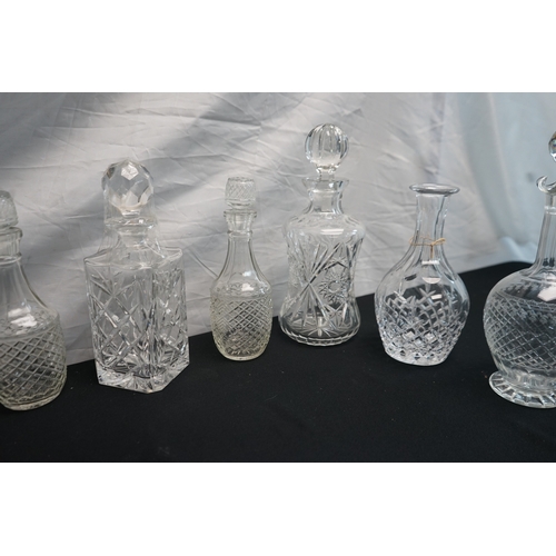 360 - Good lot of Various decanters