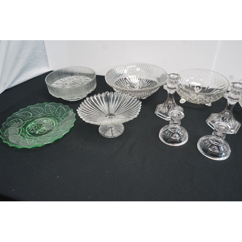 364 - Lot of Vintage bowls and Various other cut glass items.